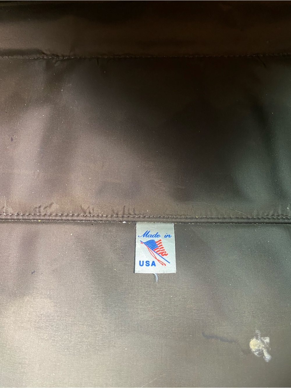 Vtg Lewis Creek Duffle Bag Travel Fishing Leather Missing Shoulder Strap USA - Picture 6 of 10